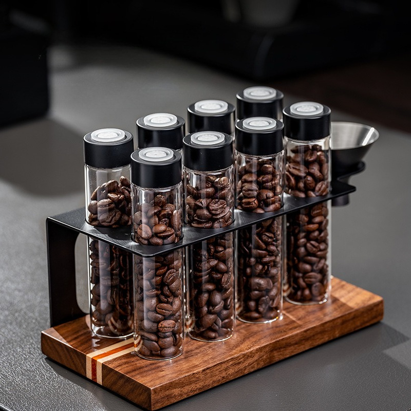 Commercial Kitchen Shed - JUSTINLAU Glass Coffee Bean Storage Jars