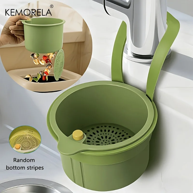 Commercial Kitchen Bin - 1pc Self Cleaning Kitchen Sink Strainer