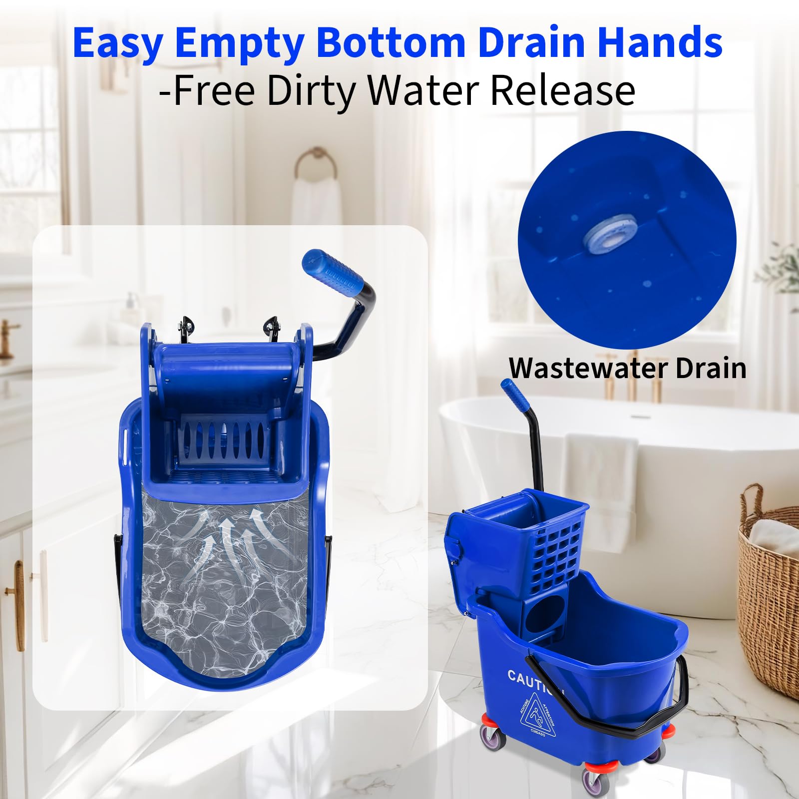 Commercial Mop Bucket with Sid - Kitchen Flooring Commercial review and price