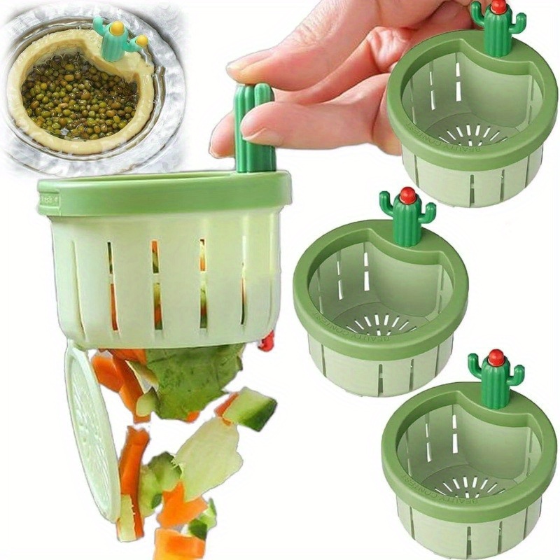 1-5pcs Cactus Sink Drain Strai - Commercial Kitchen Bin review and price