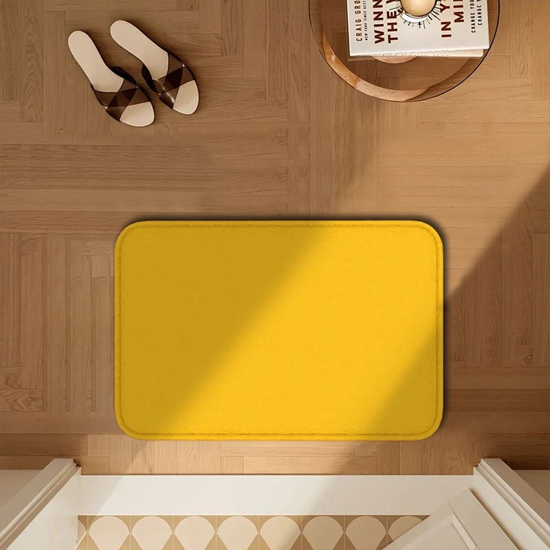 1PC Pure Yellow Pattern Door M - Kitchen Flooring Commercial review and price