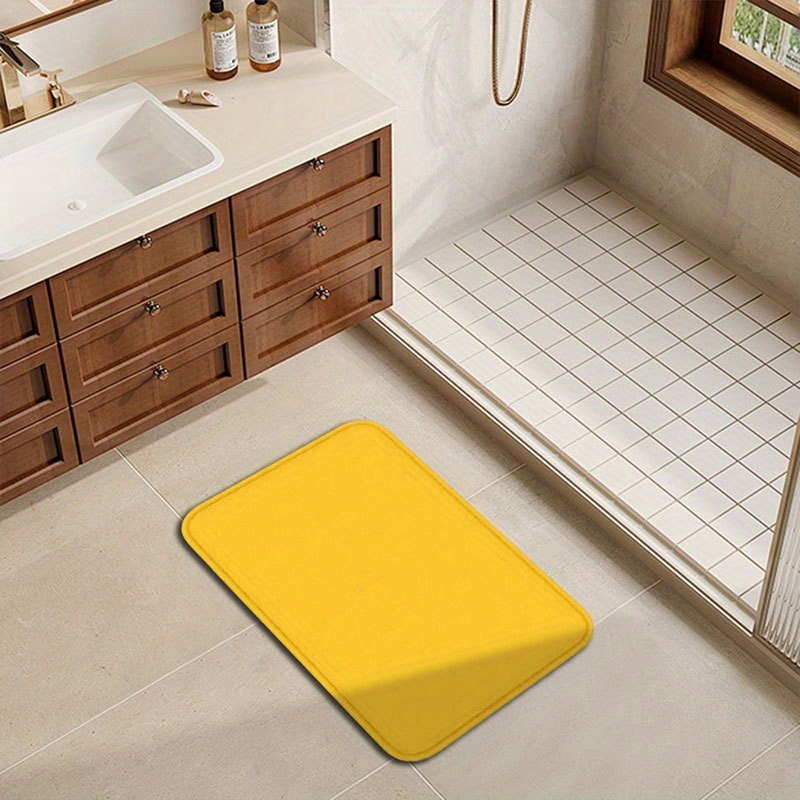 1PC Pure Yellow Pattern Door M - Kitchen Flooring Commercial review and price