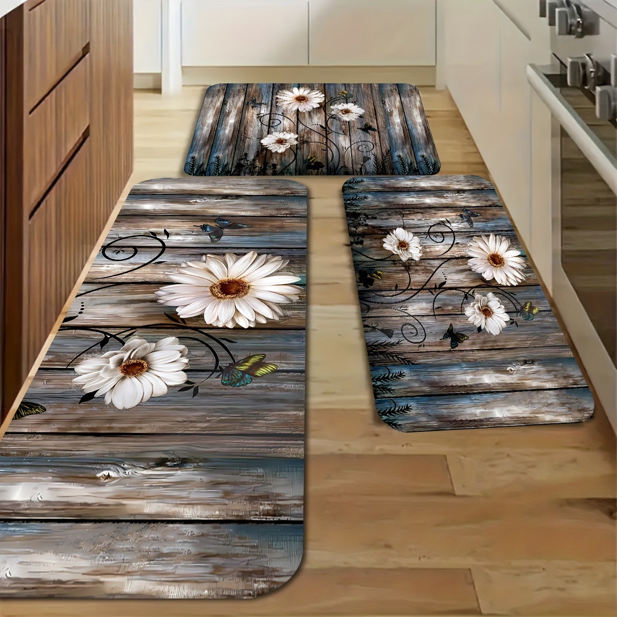 VIKAMA1/2PCS Kitchen Diatom Mu - Kitchen Flooring Commercial review and price
