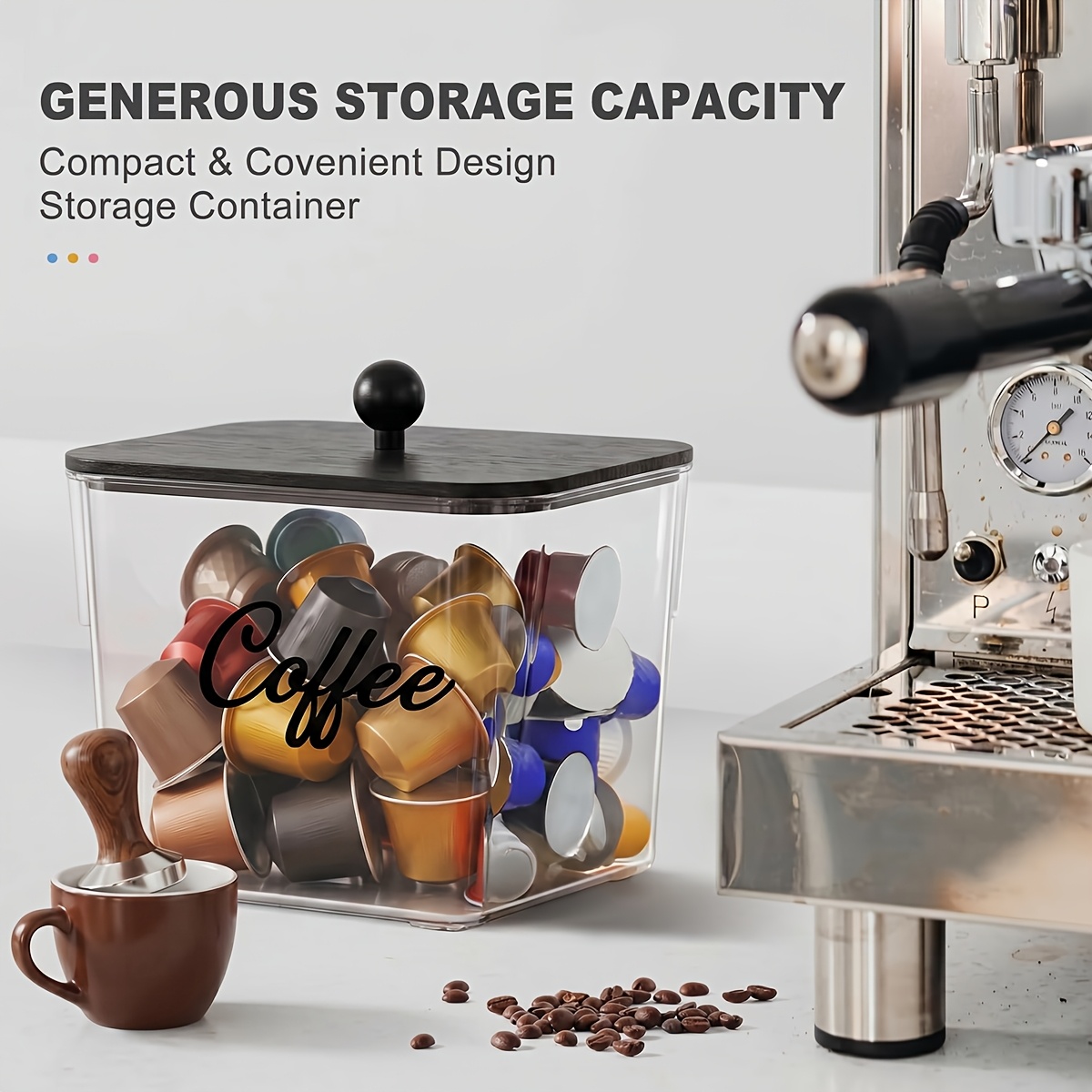 Coffee Pod Holder with Lids Pl - Commercial Kitchen Shed review and price