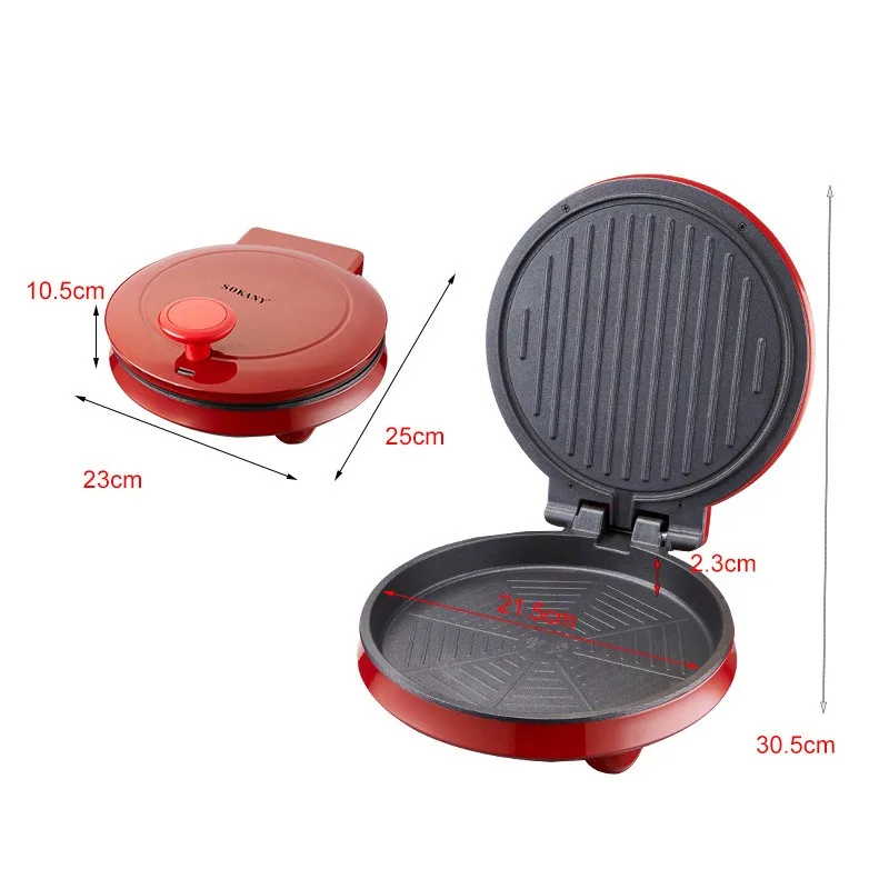 110V Electric Pizza Machine, D - Sandwich Press Panini review and price
