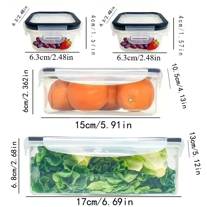 8Pcs Set Includes 4 Containers - Commercial Kitchen Shed review and price