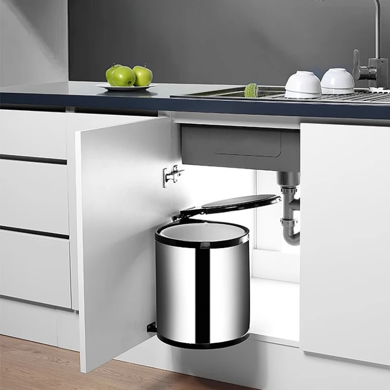 Premium Pull-Out Cabinet Trash - Commercial Kitchen Bin review and price