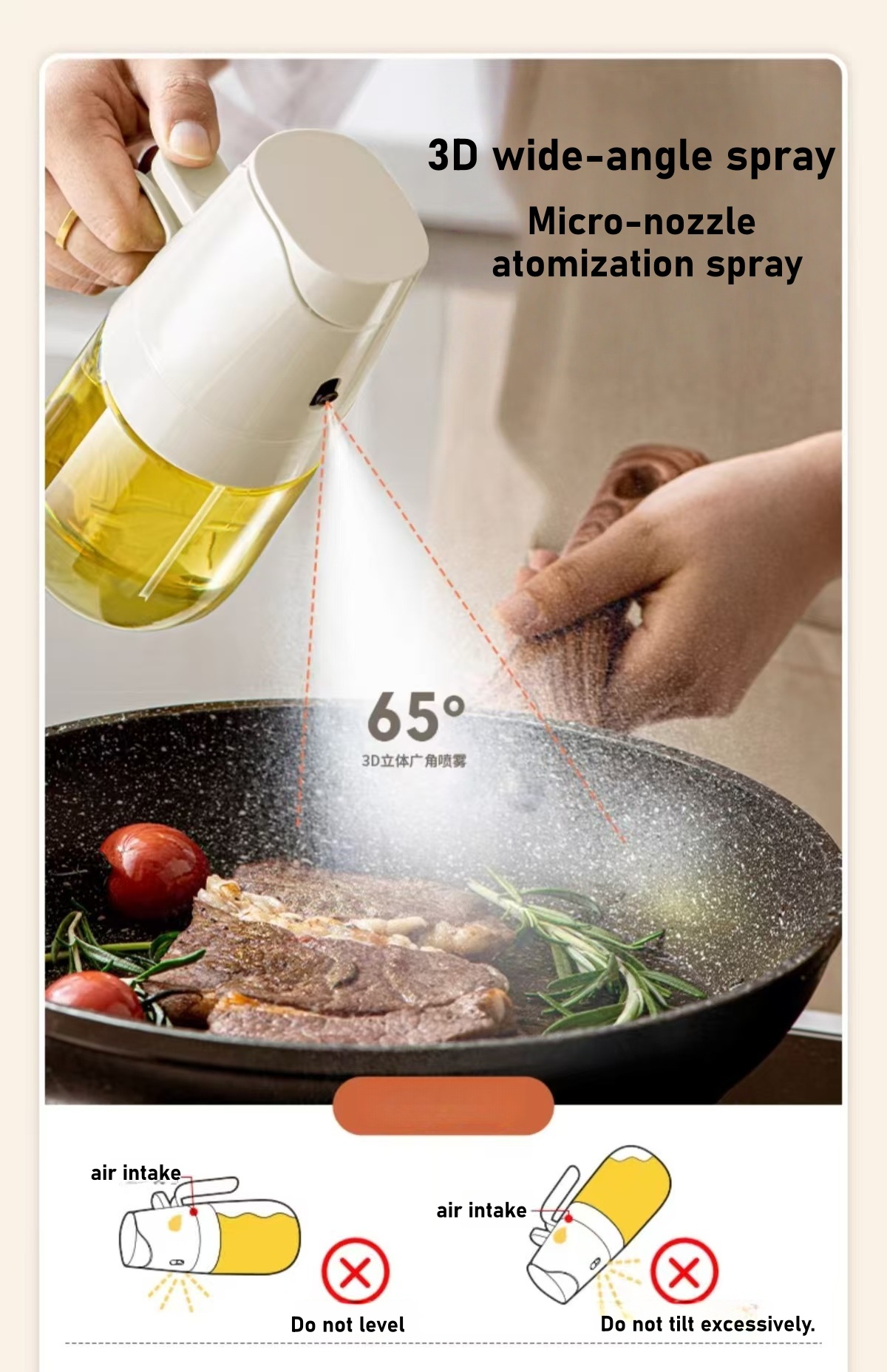 Spray Oil Bottle for Home, Foo - Commercial Kitchen Sprayer review and price