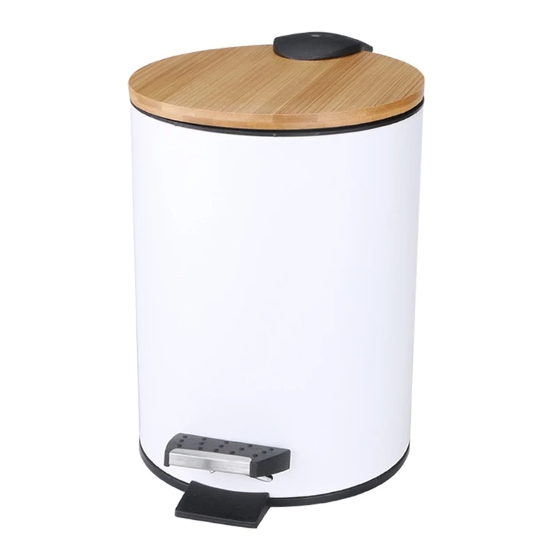 3/5L Wooden Flip Step Trash Ca - Commercial Kitchen Bin review and price