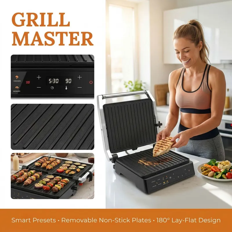 2000W Electric Grill Panini Pr - Sandwich Press Panini review and price