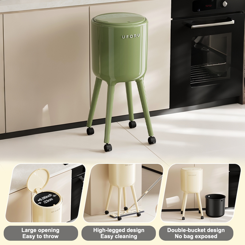 UFORU Tall Standing Trash Can  - Commercial Kitchen Bin review and price