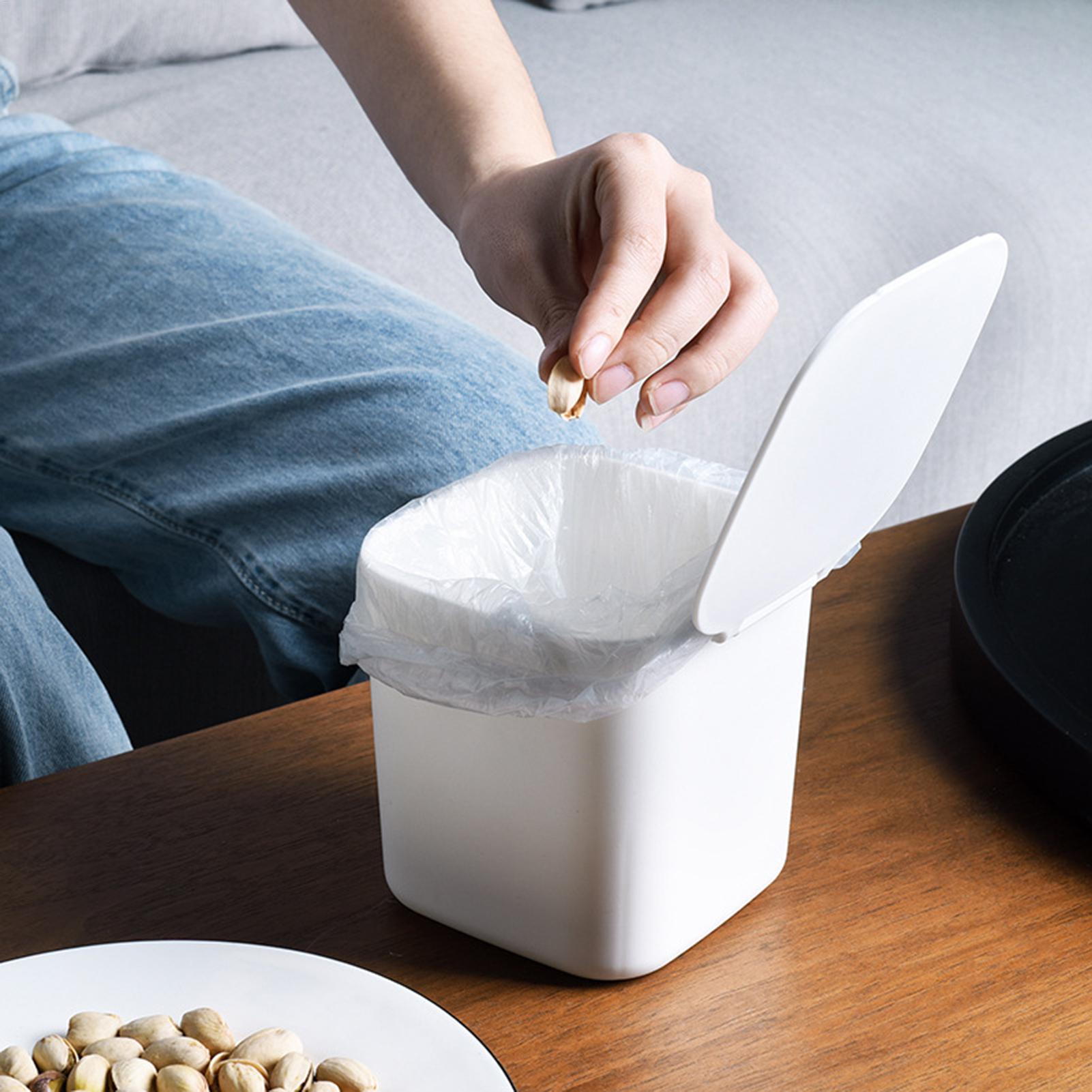 Mini Trash Can with Lid Small  - Commercial Kitchen Bin review and price