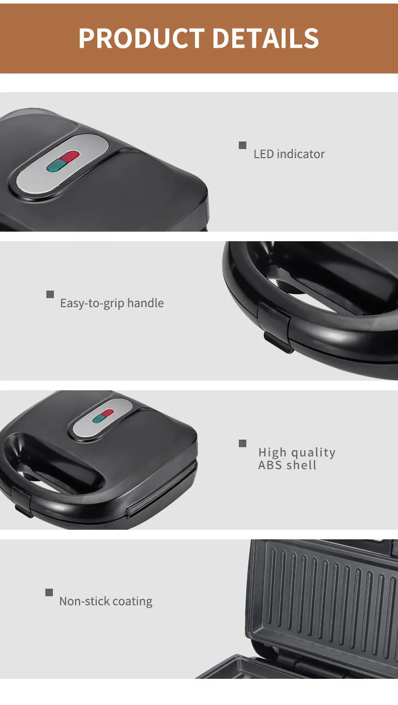 220/110V Household Appliances  - Sandwich Press Panini review and price