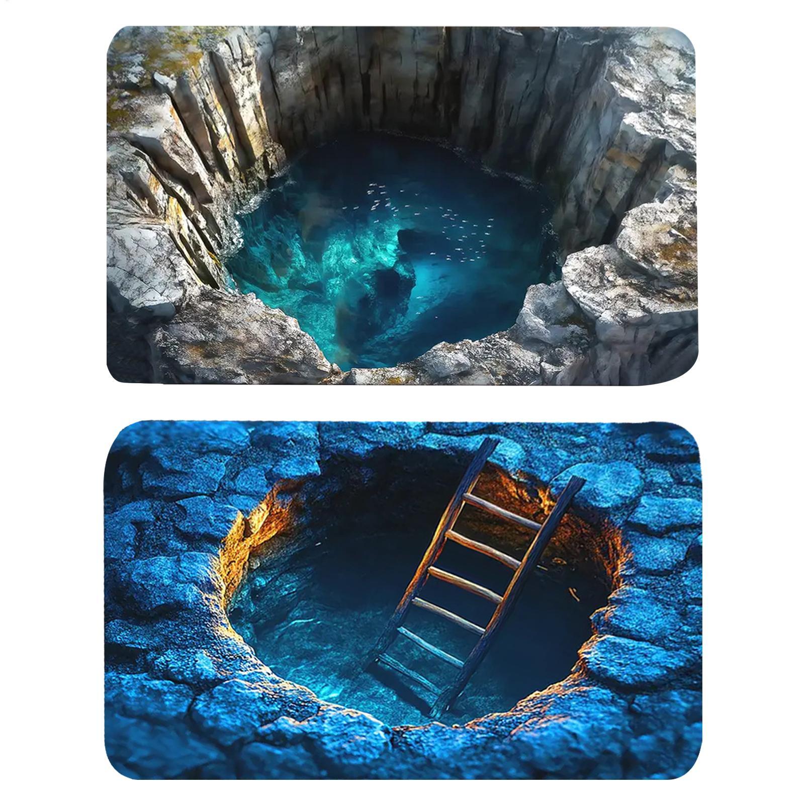 3D Optical Illusion Hole Rug N - Kitchen Flooring Commercial review and price